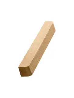 Furnipart 'Degree' Wooden Cabinet Pull L244mm / C224mm - Clear Lacquered Oak (114320224-052)
