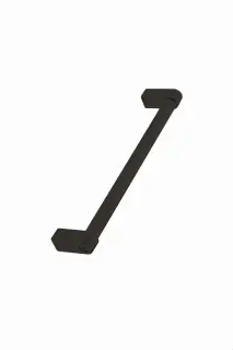 Furnipart 'Regular 2' Knurled Cabinet Pull L206mm / C192mm - Black (240530192-9005.2)