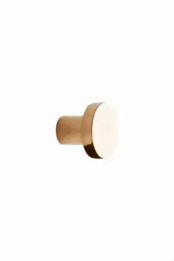 Click Here To Enlarge This Photo Of Furnipart 'Dot' Cabinet Knob D30mm - Untreated Brass Polished (242530030-15)