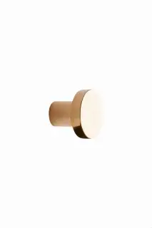 Furnipart 'Dot' Cabinet Knob D30mm - Untreated Brass Polished (242530030-15)