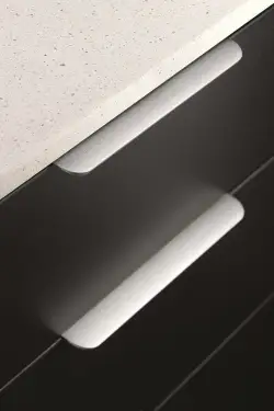Click Here To Enlarge This Photo Of Furnipart Round Edge Pull L200mm - Inox Look (419920200-66.1)