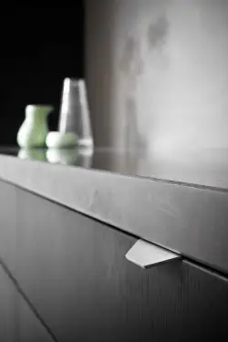 Click Here To Enlarge This Photo Of Furnipart 'Blaze 2' Edge Pull L60mm - Inox Look (434520060-66)