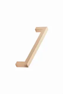 Furnipart 'Square 10' Cabinet Pull L138mm / C128mm - Brushed Brass (435820128-31)