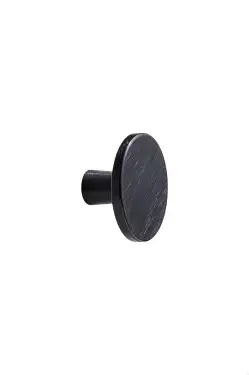 Click Here To Enlarge This Photo Of Furnipart 'Plato' Cabinet Knob D42mm - Brushed Matt Black (441320042-76)