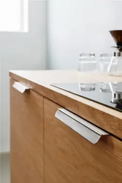 Click Here To Enlarge This Photo Of Furnipart 'Accent' Cabinet Pull L200mm / C160mm - Inox Look (446820200-66)