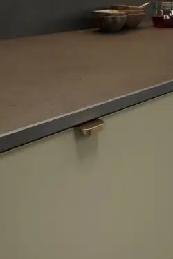 Click Here To Enlarge This Photo Of Furnipart 'Comet' Cabinet Pull L50mm / C32mm - Matt Brass (459420050-40)