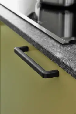 Click Here To Enlarge This Photo Of Furnipart 'Mango' Cabinet Pull L204mm / C192mm - Black (529060192-9005)