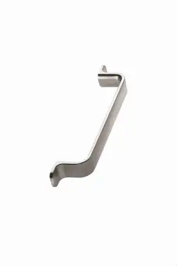 Click Here To Enlarge This Photo Of Furnipart 'Rio' Cabinet Pull L164mm / C128mm - Inox Look (530660128-66.1)