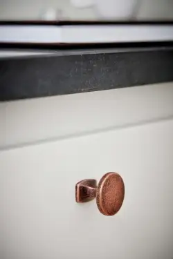 Click Here To Enlarge This Photo Of Furnipart 'Classic' Cabinet Knob D34mm - Antique Copper (536460034-98)