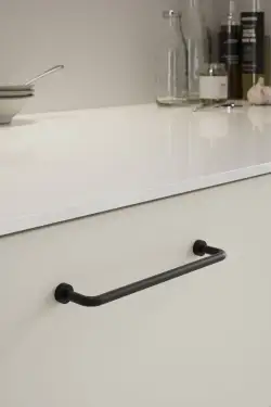 Click Here To Enlarge This Photo Of Furnipart 'Lounge' Cabinet Pull L174mm / C160mm - Matt Black (546260160-99)