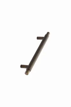 Click Here To Enlarge This Photo Of Furnipart 'Manor' Knurled Cabinet Pull L182mm / C128mm - Antique Brass (548920128-39)