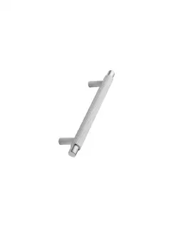 Furnipart 'Manor' Knurled Cabinet Pull L182mm / C128mm - Inox Look (548920128-66)