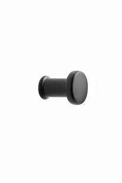 Click Here To Enlarge This Photo Of Furnipart 'Gate' Cabinet Knob D18.2mm - Matt Black (549820018-99)