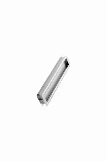 Furnipart 'Tub' Straight Recessed Flush Cabinet Pull L202mm - Inox Look (552720202-66)