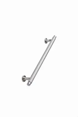 Click Here To Enlarge This Photo Of Furnipart 'Villa' Cabinet Pull L242mm / C192mm - Bright Nickel (553020192-06)