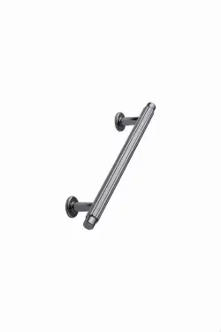 Click Here To Enlarge This Photo Of Furnipart 'Villa' Cabinet Pull L242mm / C192mm - Black Nickel (553020192-70)