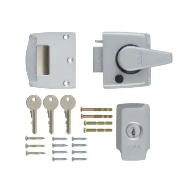 Click Here To Enlarge This Photo Of 1530-35-1 ERA 40mm British Standard (BS8621) Keyless Egress High Security Nightlatch Door Lock - Satin Chrome