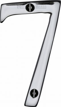 Click Here To Enlarge This Photo Of C1560 7-PC Heritage Brass Numeral 7 Face Fix 76mm (3") Polished Chrome Finish