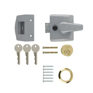 1430-51 ERA 40mm Replacement Nightlatch Door Lock - Satin Chrome