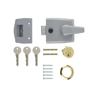 1630-51 ERA 60mm Replacement Nightlatch Door Lock - Satin Chrome
