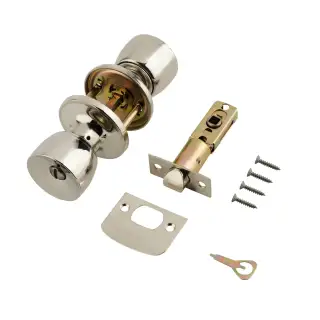 168-61A ERA 'Tulip' Privacy Lock Mortice Knobset - Polished Chrome