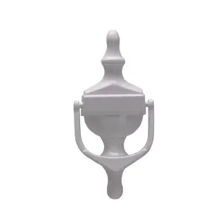 4A000 Fab & Fix Medium Nu Victorian Urn Door Knocker Without Spyhole (Face Fix) White