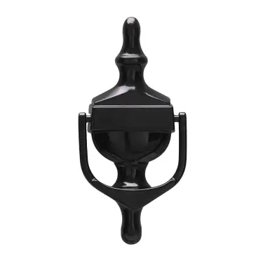 Click Here To Enlarge This Photo Of 4A001 Fab & Fix Medium Nu Victorian Urn Door Knocker Without Spyhole (Face Fix) Black