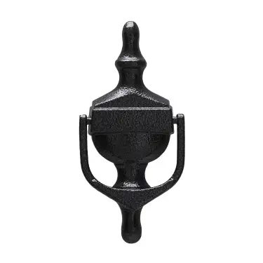 Click Here To Enlarge This Photo Of 4A009 Fab & Fix Medium Nu Victorian Urn Door Knocker Without Spyhole (Face Fix) Antique Black