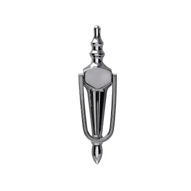 Click Here To Enlarge This Photo Of 4A304 Fab & Fix Slim Nu Victorian Urn Large Door Knocker Without Spyhole (Face Fix) Hardex Chrome