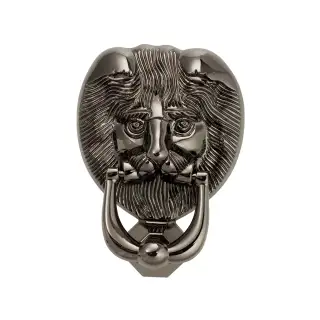 4A403 Fab & Fix Nu Lion's Head Door Knocker Hardex Bronze