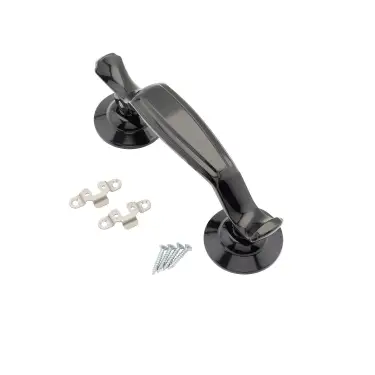 Click Here To Enlarge This Photo Of DFNKNDKBK-CF Fab & Fix Doctors Door Knocker Black (Concealed Fix)