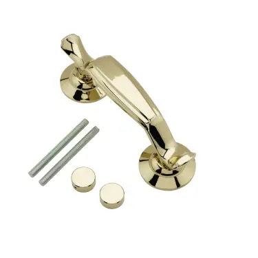Click Here To Enlarge This Photo Of DFNKNDKHG-TF Fab & Fix Doctors Door Knocker Hardex Gold (Bolt Fix)