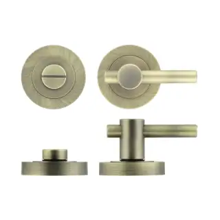 JV856AB Frelan Hardware Jedo Contemporary Plain Bar Turn & Release - Antique Brass