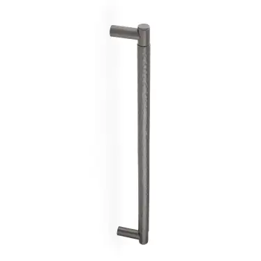 Click Here To Enlarge This Photo Of AW503-450-DBZ - Alexander & Wilks Spitfire Hammered Bolt Through Pull Handle 450mm c&sol;c - Dark Bronze