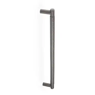 AW503-450-DBZ - Alexander & Wilks Spitfire Hammered Bolt Through Pull Handle 450mm c&sol;c - Dark Bronze