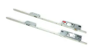 WINKHAUS Stable Door 2 Hook Multipoint Lock - 45mm Backset - 20mm Faceplate &lpar;4966588 Upper & 4966587 Lower&rpar;