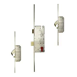 WINKHAUS AV2 Autolocking 2 Hook Multipoint Lock &lpar;Left Hand&rpar; - 55mm Backset - 20mm Radius Faceplate &lpar;2559908&rpar;