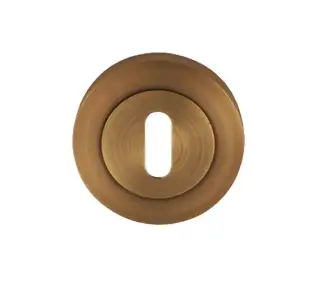 RM002AB - Zoo Hardware Rosso Maniglie Standard Profile Escutcheon - Antique Brass