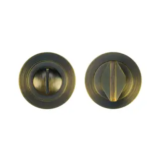 RT004-AB - Zoo Hardware Rosso Tecnica Turn and Release - Antique Brass