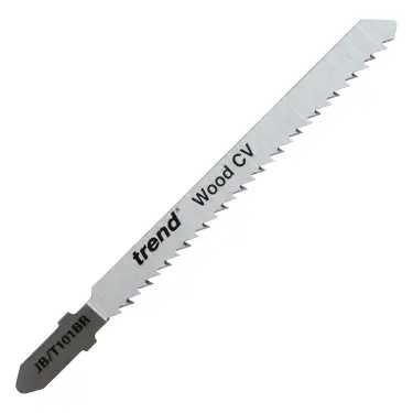 Click Here To Enlarge This Photo Of Trend JB&sol;T101BR Jigsaw Blades 100mm x 2&period;5mm CV Down-Cut &lpar;5 Pack&rpar;