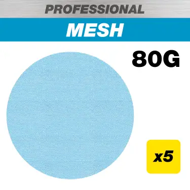 Click Here To Enlarge This Photo Of Trend AB&sol;150&sol;80P 150mm 80G Pro Mesh Random Orbital Sanding Disc &lpar;5 Pack&rpar;