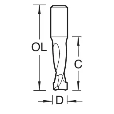 Click Here To Enlarge This Photo Of Trend DOM&sol;08 Domino Bit 8mm da