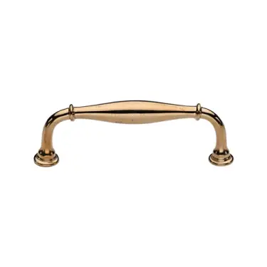 Click Here To Enlarge This Photo Of C3960 102-ULB Heritage Brass Cabinet Pull Henley Traditional Design 102mm CTC Unlacquered Brass Finish