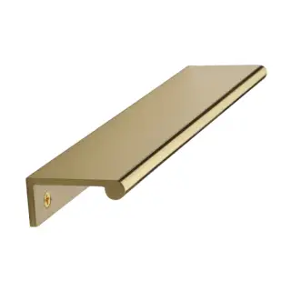 EPR200-40-ULB Heritage Brass EPR Edge Pull Cabinet Handle 200mm Unlacquered Brass finish