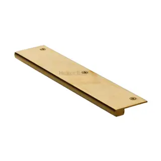 EPT200-38-ULB Heritage Brass EPT Edge Pull Cabinet Handle 200mm Unlacquered Brass finish