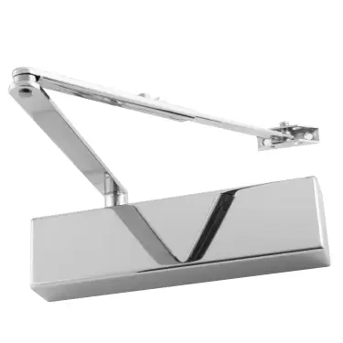 Click Here To Enlarge This Photo Of Eclipse 28902 101 Series Adjustable Size 3-6 Overhead Door Closer with Backcheck - Polished Chrome
