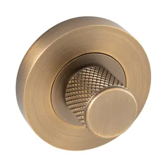 Eclipse 63287 Matt Antique Brass Knurled Thumbturn & Release on Round Rose &lpar;Insignia Range&rpar;
