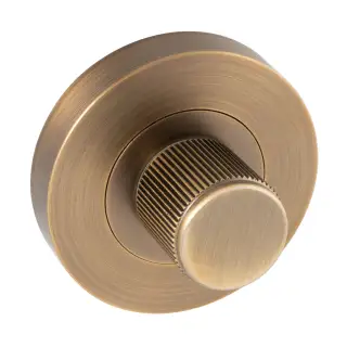 Eclipse 63297 Matt Antique Brass Linear Thumbturn & Release on Round Rose &lpar;Insignia Range&rpar;