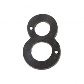 FFN08 - Zoo Hardware Foxcote Foundries 102mm Numeral - No. 8 - Black Antique