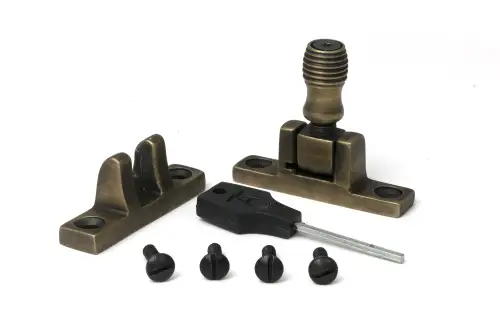 Click Here To Enlarge This Photo Of 52351 From The Anvil Burnished Brass Beehive Brighton Fastener - Narrow &lpar;Square&rpar;
